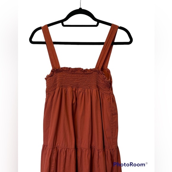 ASOS cmocked midi dress size 8 - Picture 2 of 2